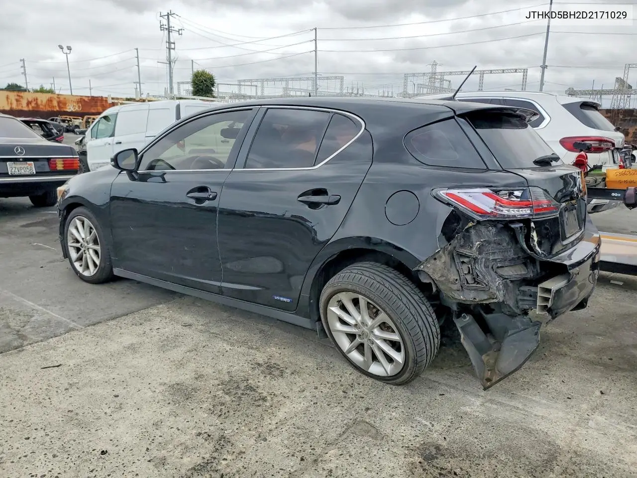 2013 Lexus Ct 200 VIN: JTHKD5BH2D2171029 Lot: 53836356