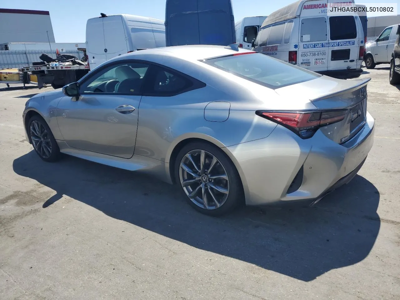 JTHGA5BCXL5010802 2020 Lexus Rc 300 F Sport