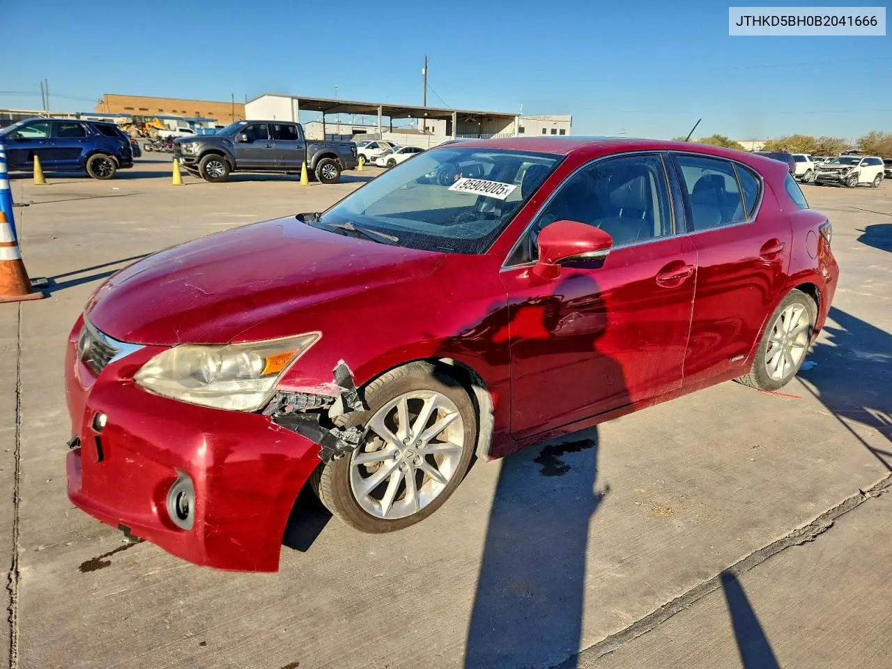 JTHKD5BH0B2041666 2011 Lexus Ct 200