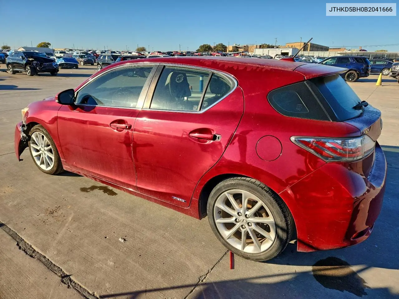 JTHKD5BH0B2041666 2011 Lexus Ct 200