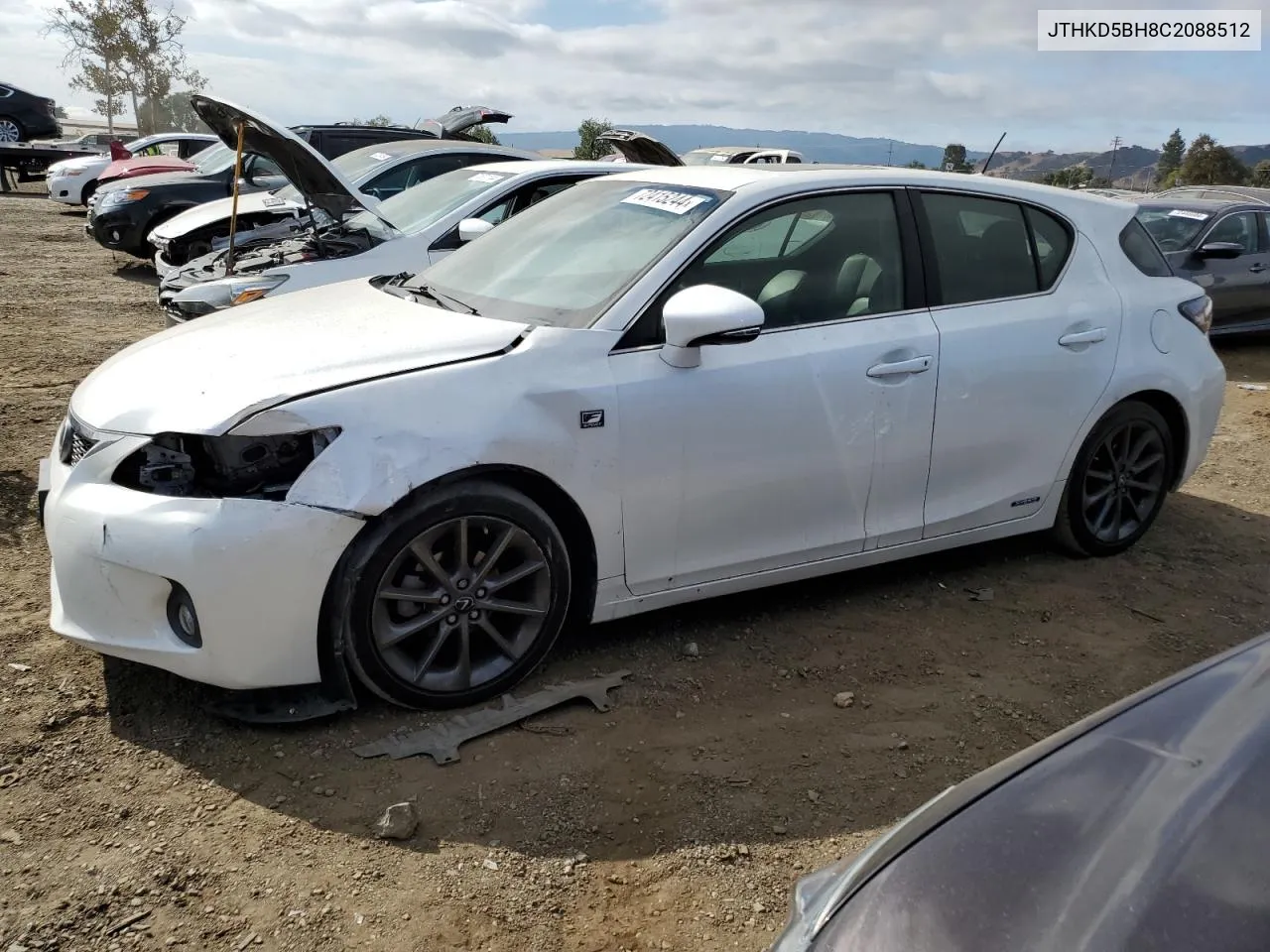 JTHKD5BH8C2088512 2012 Lexus Ct 200