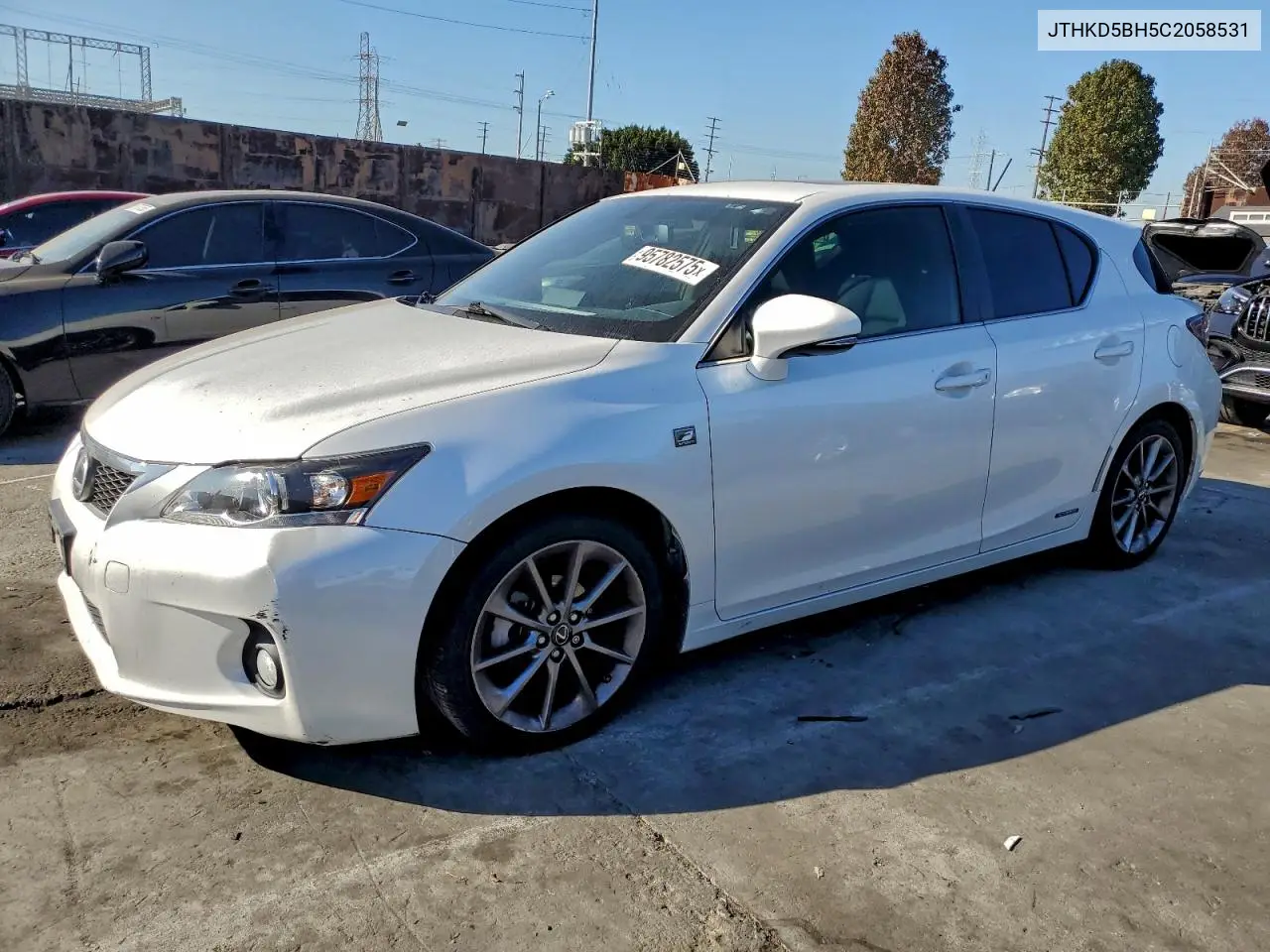 JTHKD5BH5C2058531 2012 Lexus Ct 200