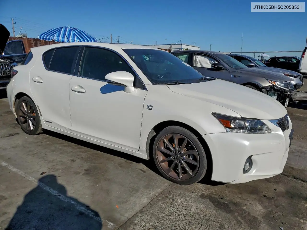 JTHKD5BH5C2058531 2012 Lexus Ct 200
