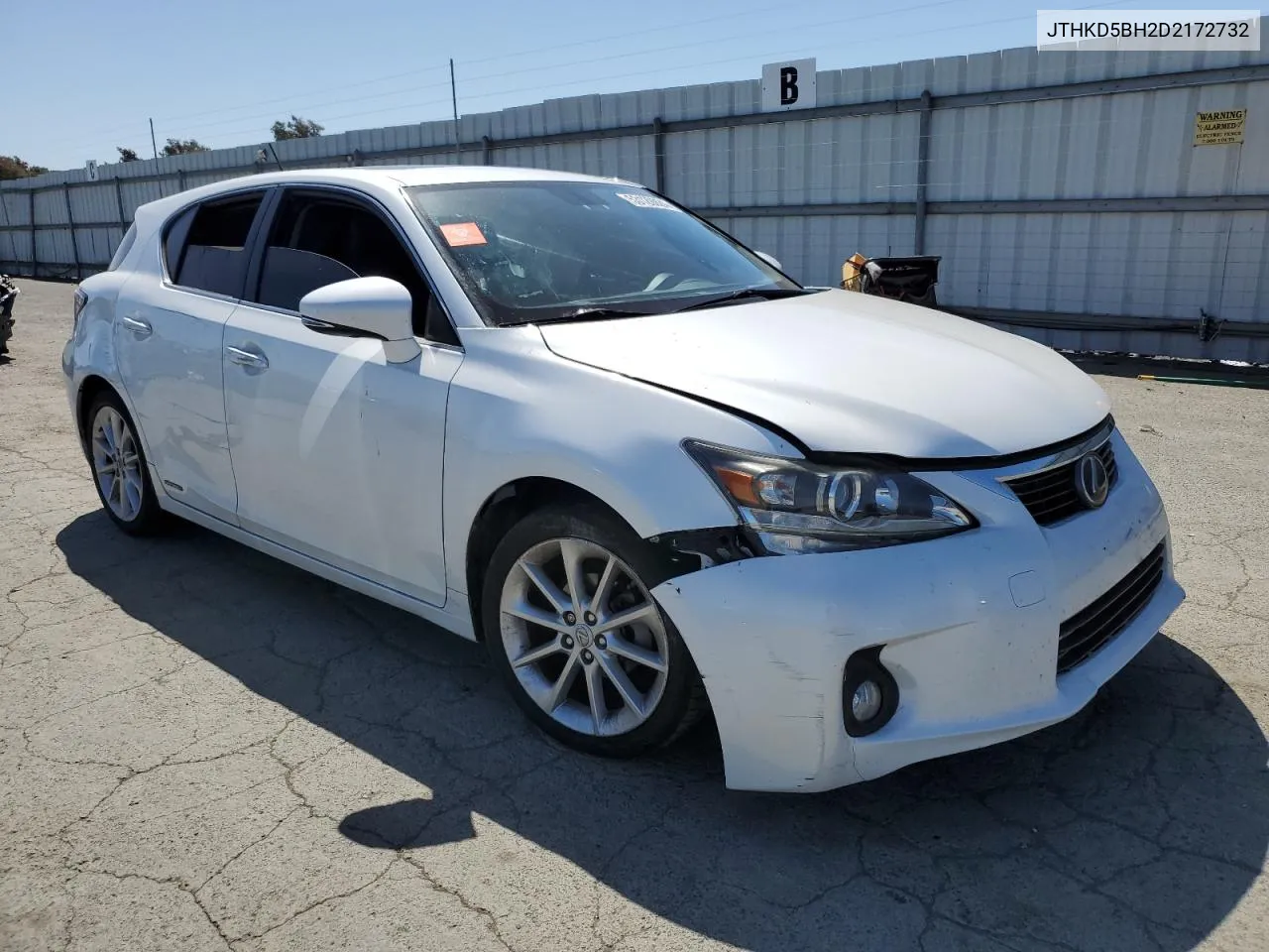 JTHKD5BH2D2172732 2013 Lexus Ct 200