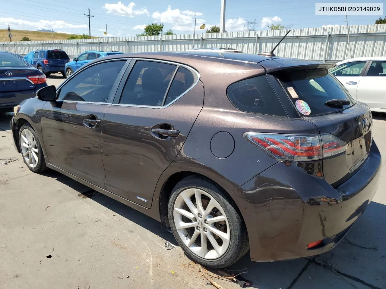 JTHKD5BH2D2149029 2013 Lexus Ct 200