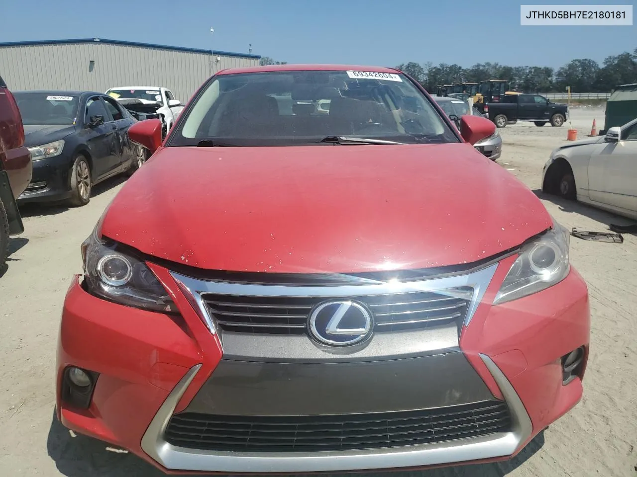 2014 Lexus Ct 200 VIN: JTHKD5BH7E2180181 Lot: 69342804