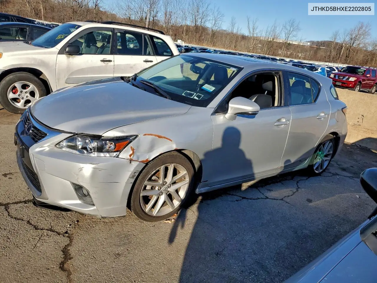 JTHKD5BHXE2202805 2014 Lexus Ct 200