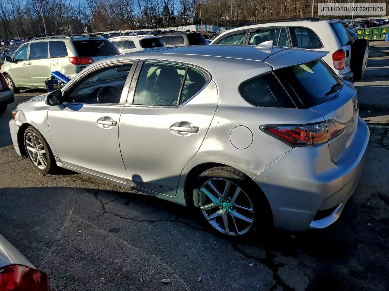 JTHKD5BHXE2202805 2014 Lexus Ct 200