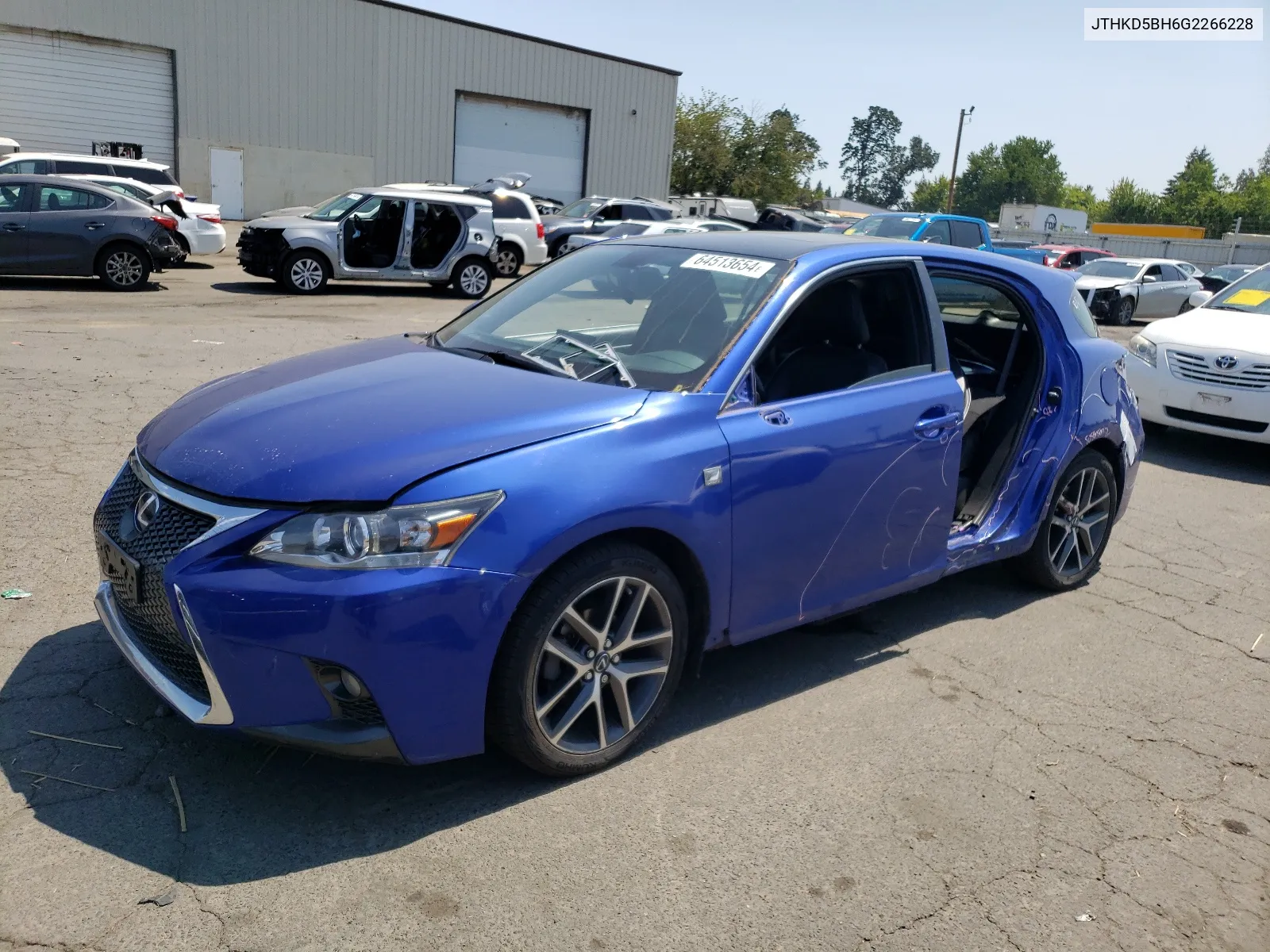 JTHKD5BH6G2266228 2016 Lexus Ct 200