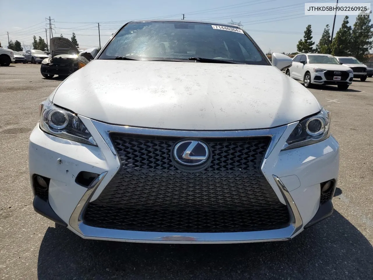 JTHKD5BH9G2260925 2016 Lexus Ct 200