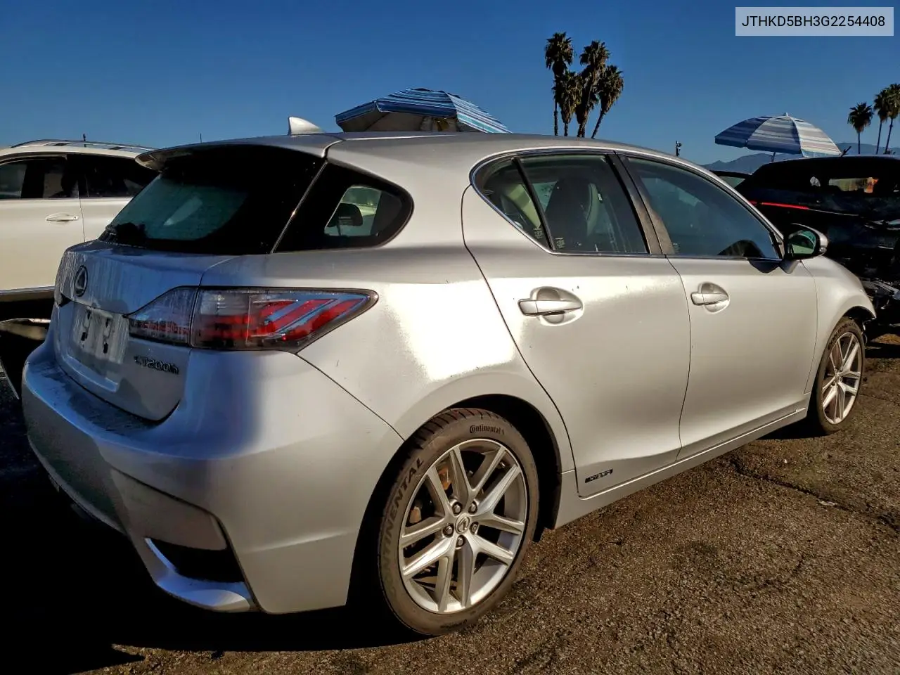 JTHKD5BH3G2254408 2016 Lexus Ct 200