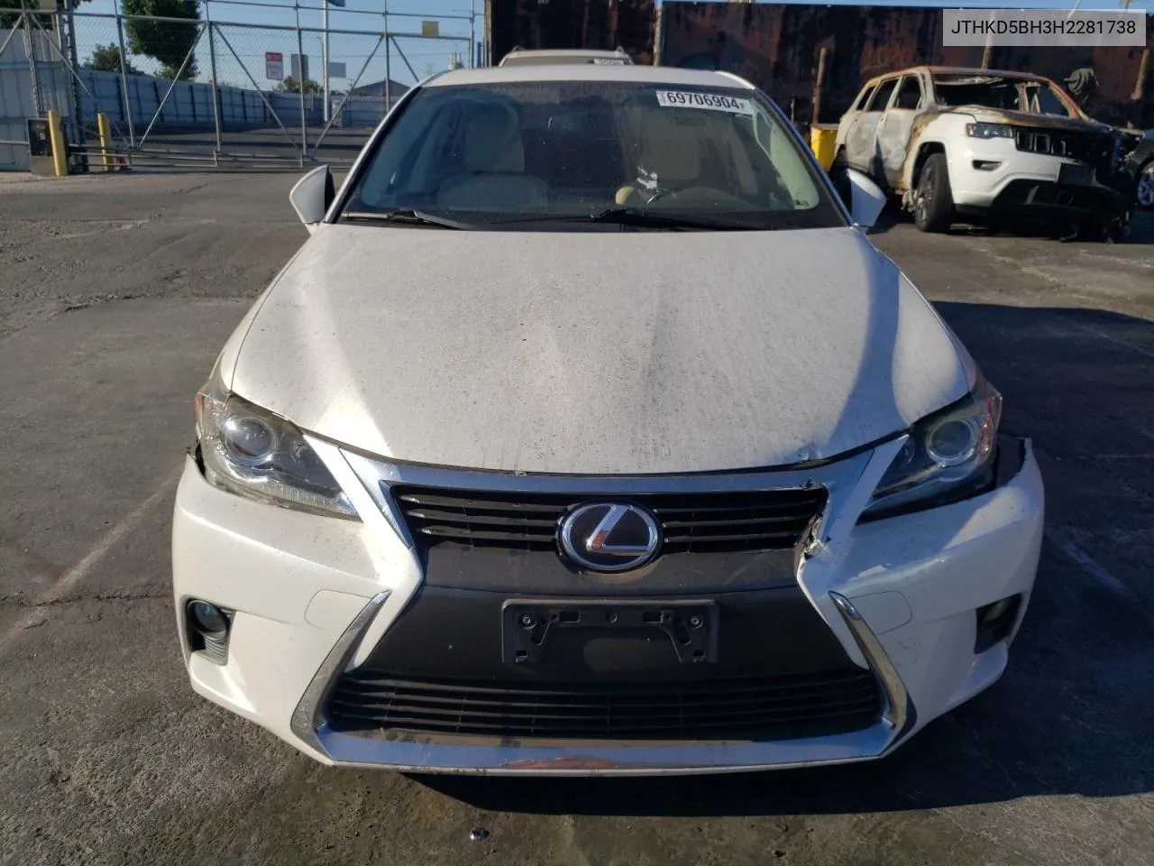 JTHKD5BH3H2281738 2017 Lexus Ct 200