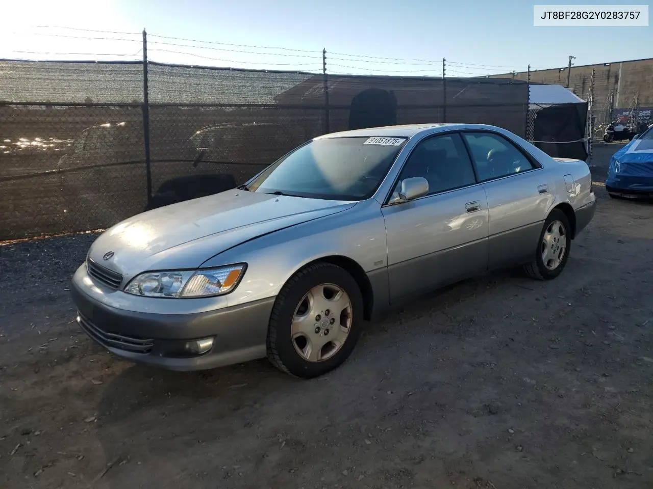 JT8BF28G2Y0283757 2000 Lexus Es 300