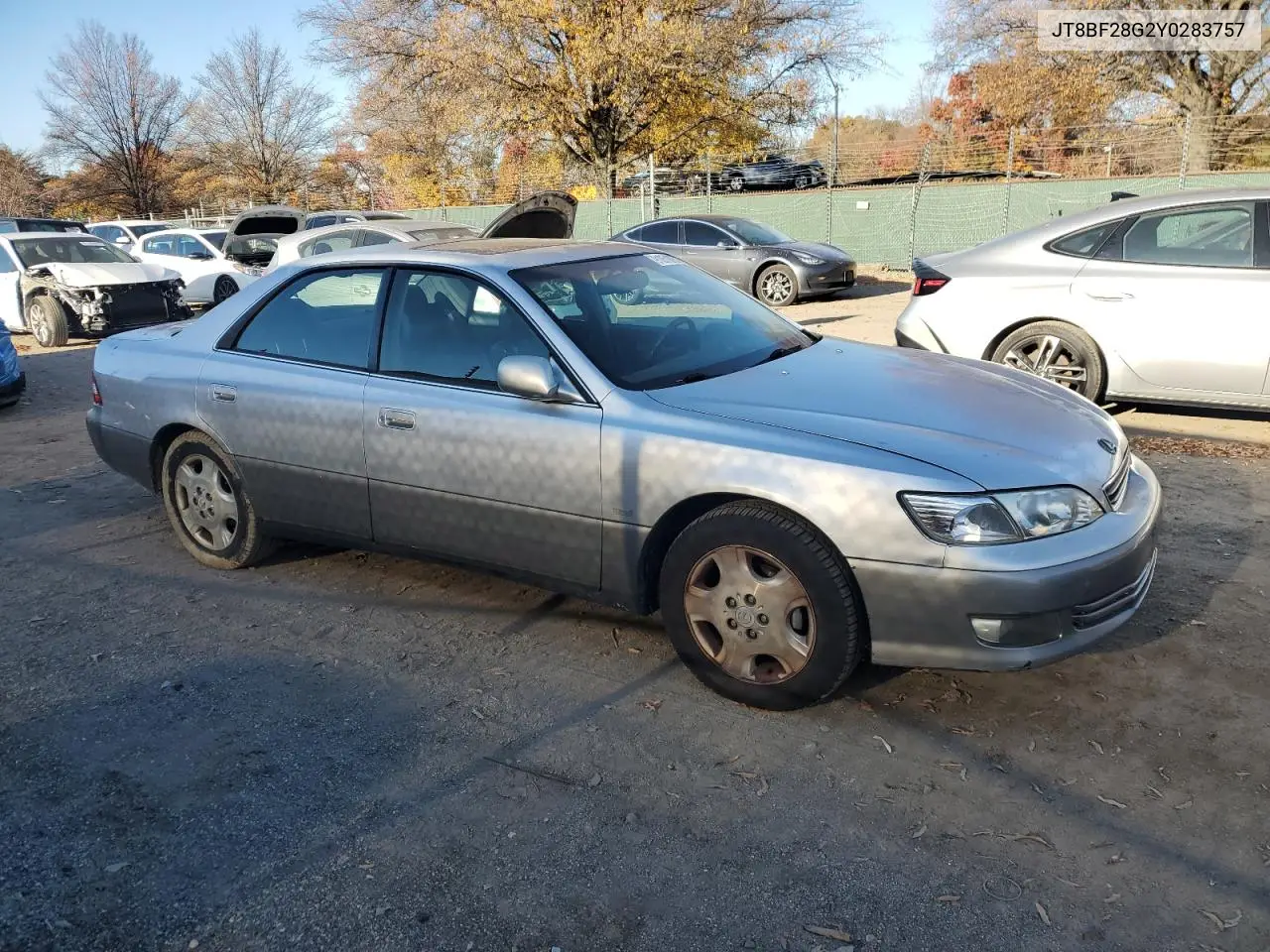JT8BF28G2Y0283757 2000 Lexus Es 300