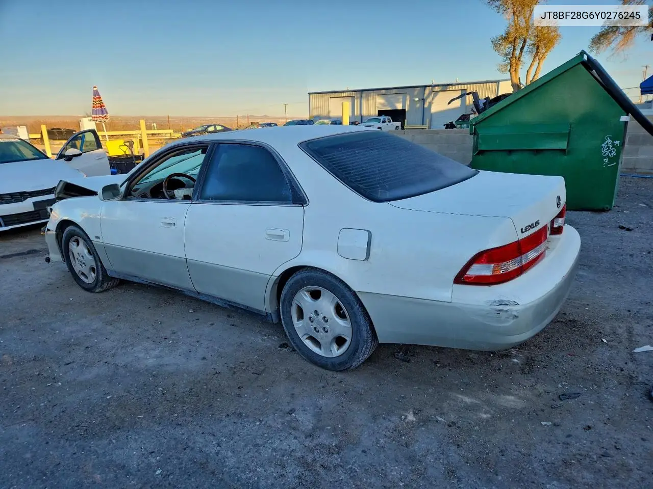JT8BF28G6Y0276245 2000 Lexus Es 300
