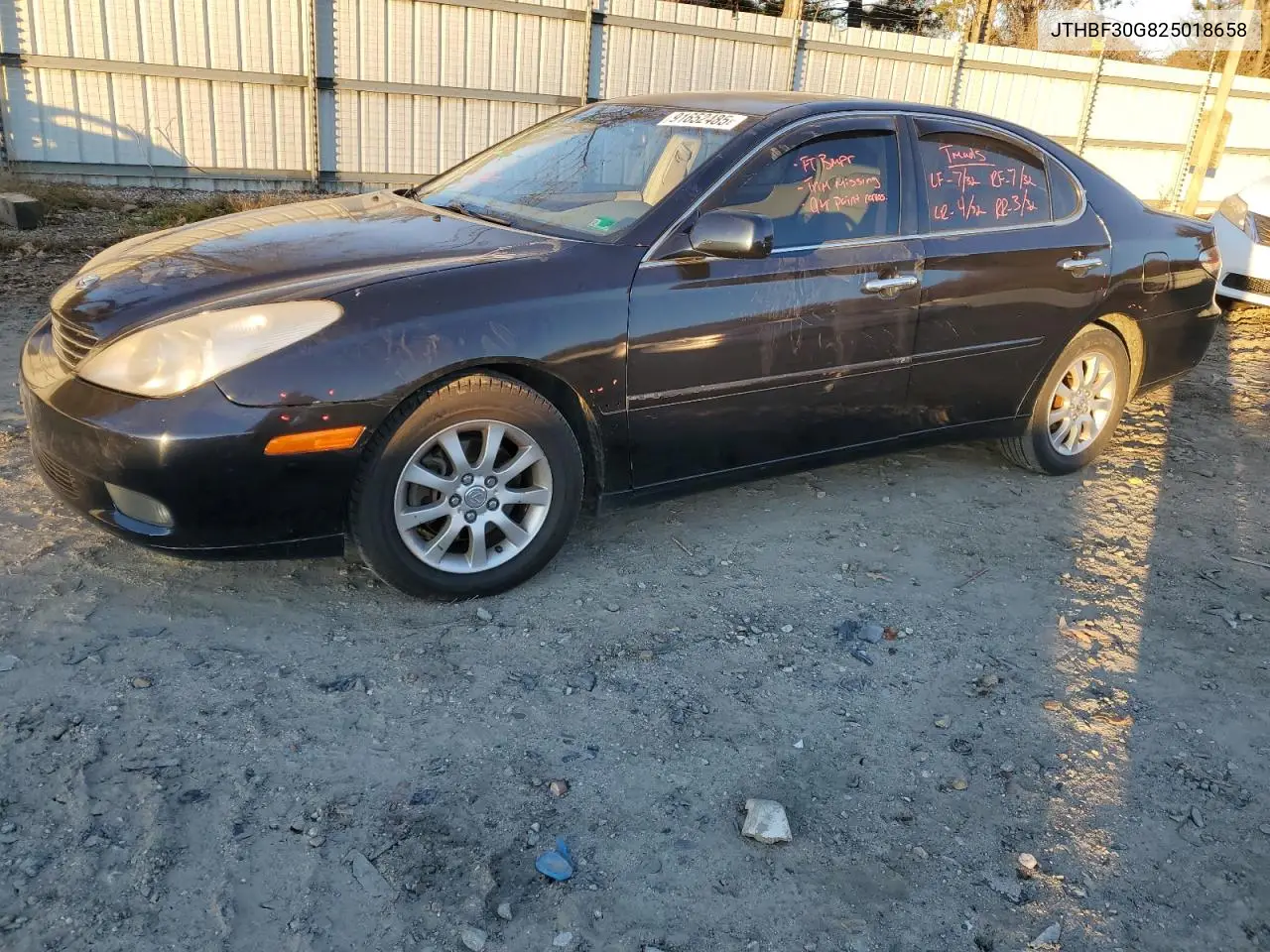 JTHBF30G825018658 2002 Lexus Es 300