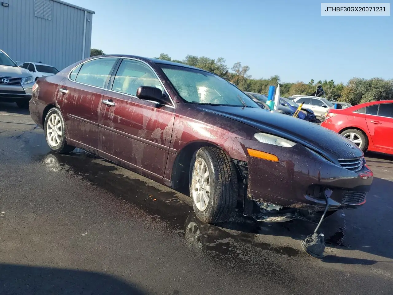 JTHBF30GX20071231 2002 Lexus Es 300