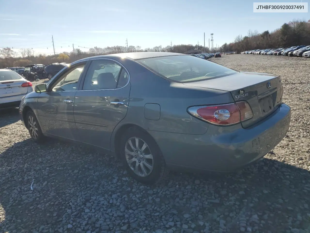 JTHBF30G920037491 2002 Lexus Es 300