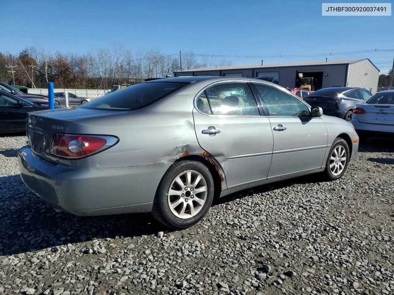 JTHBF30G920037491 2002 Lexus Es 300