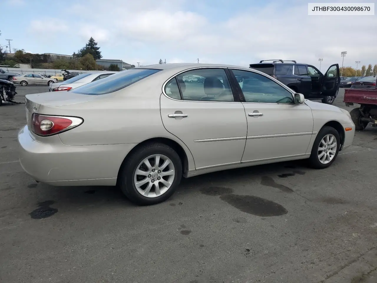 JTHBF30G430098670 2003 Lexus Es 300