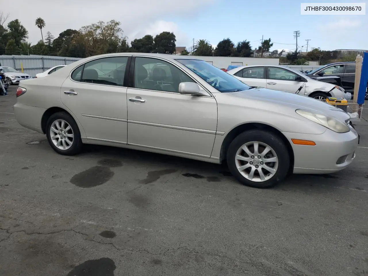 JTHBF30G430098670 2003 Lexus Es 300