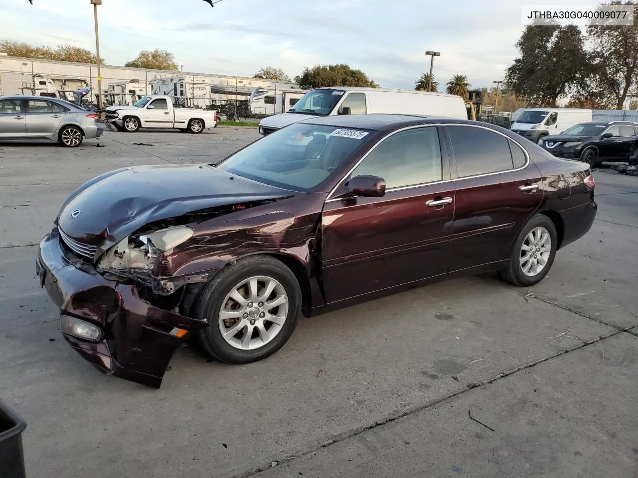 JTHBA30G040009077 2004 Lexus Es 330