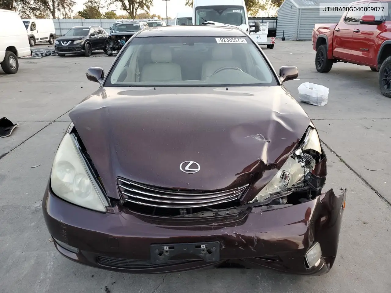 JTHBA30G040009077 2004 Lexus Es 330
