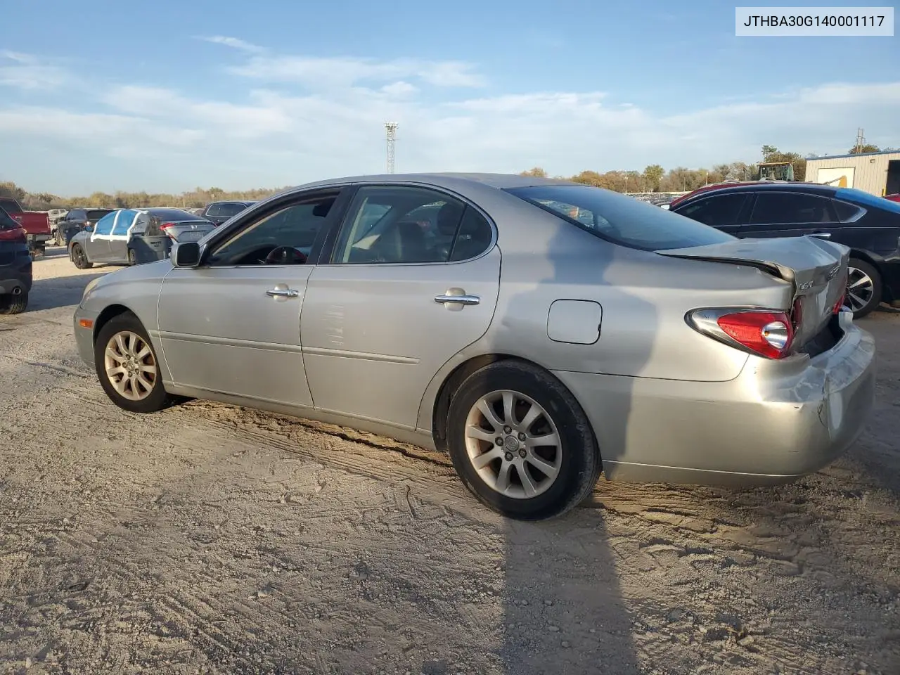 JTHBA30G140001117 2004 Lexus Es 330
