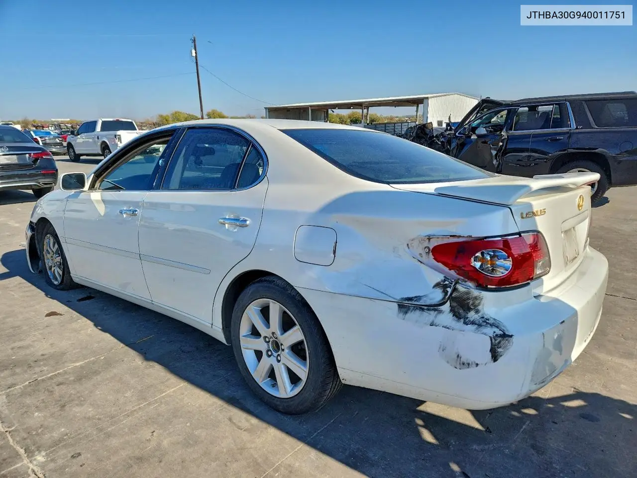 JTHBA30G940011751 2004 Lexus Es 330