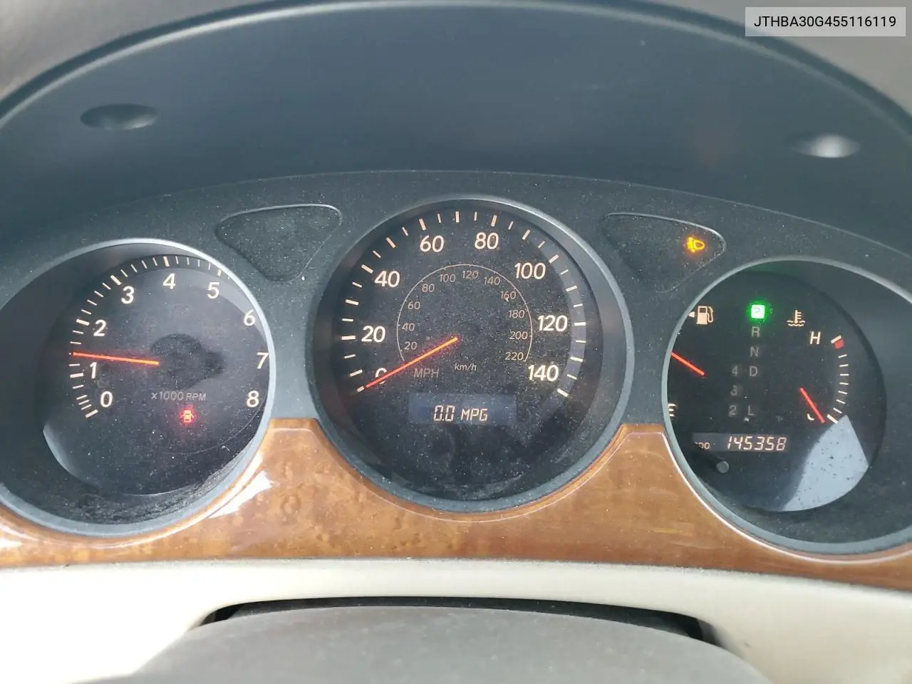 JTHBA30G455116119 2005 Lexus Es 330 Base