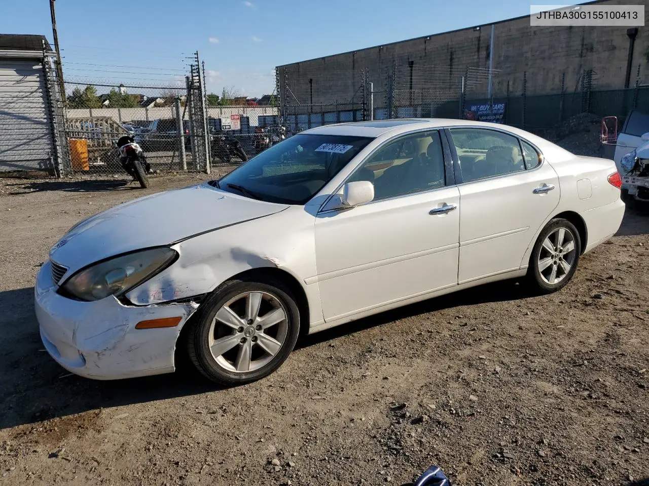 JTHBA30G155100413 2005 Lexus Es 330