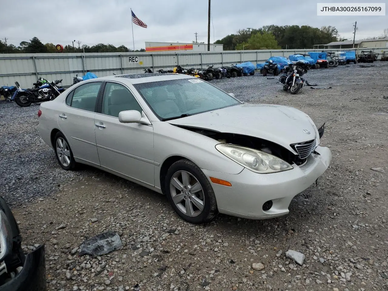 JTHBA30G265167099 2006 Lexus Es 330