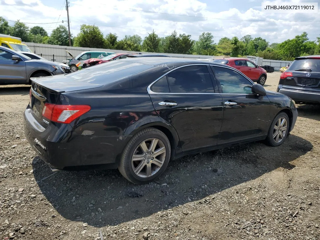 JTHBJ46GX72119012 2007 Lexus Es 350