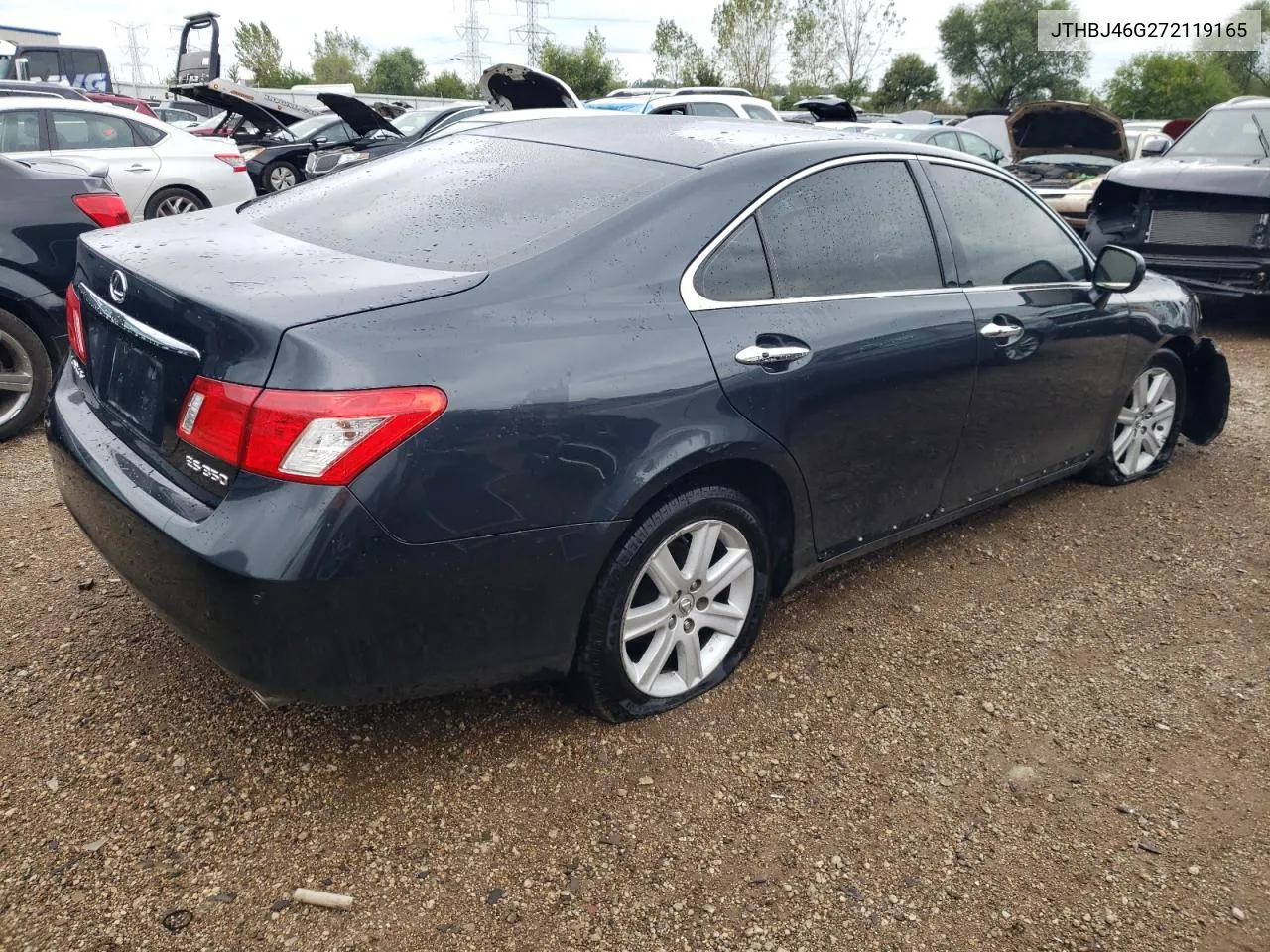 JTHBJ46G272119165 2007 Lexus Es 350