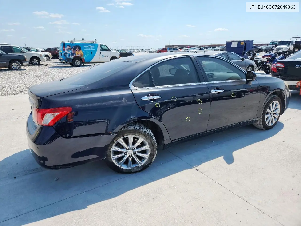 JTHBJ46G672049363 2007 Lexus Es 350