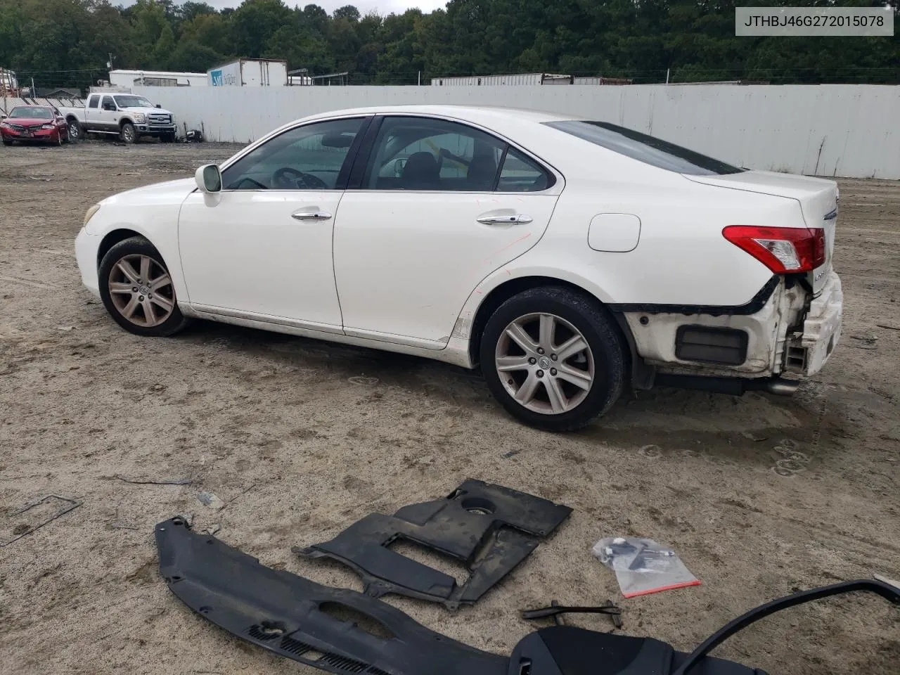 JTHBJ46G272015078 2007 Lexus Es 350