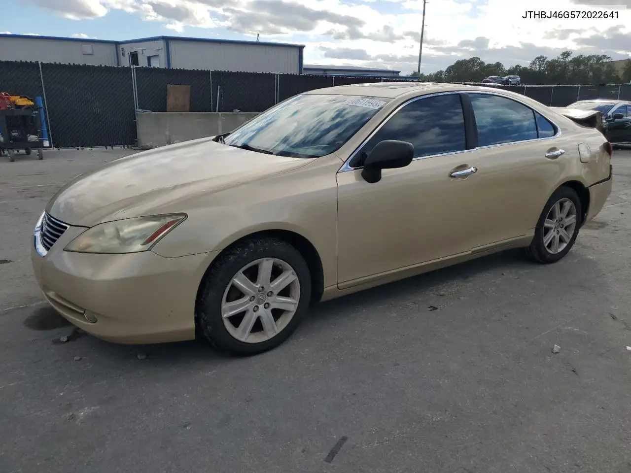 JTHBJ46G572022641 2007 Lexus Es 350
