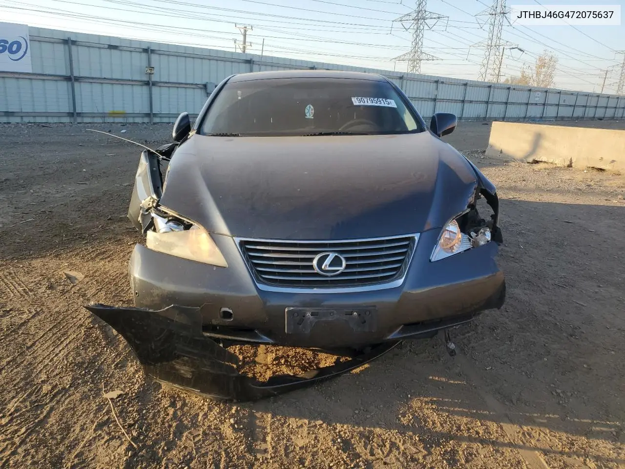 JTHBJ46G472075637 2007 Lexus Es 350