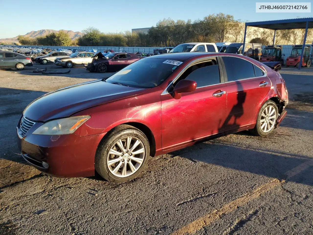 JTHBJ46G072142766 2007 Lexus Es 350