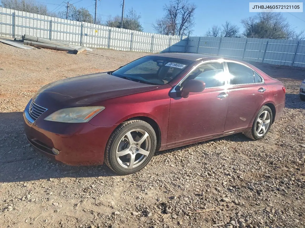 JTHBJ46G572121105 2007 Lexus Es 350