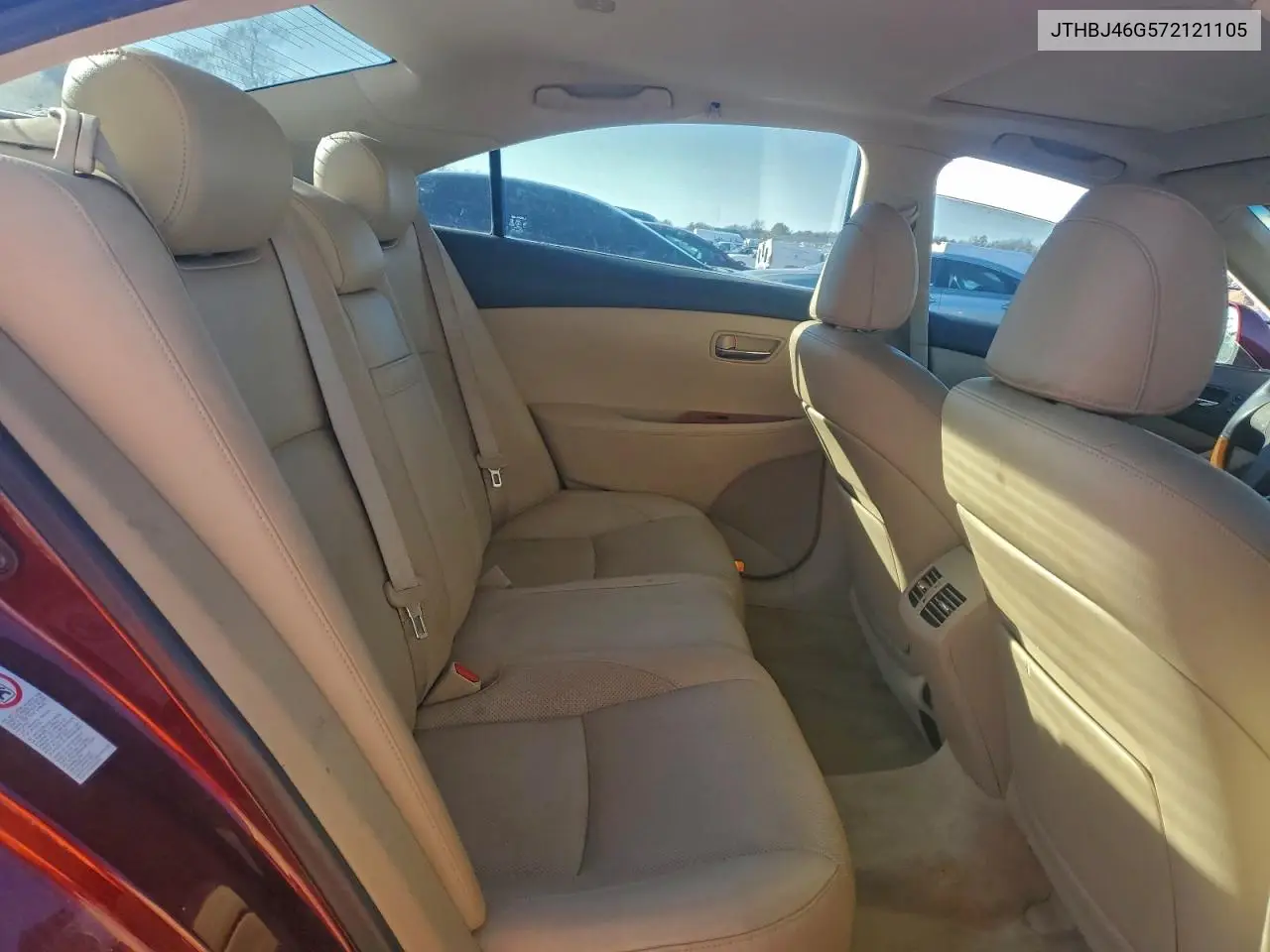 JTHBJ46G572121105 2007 Lexus Es 350