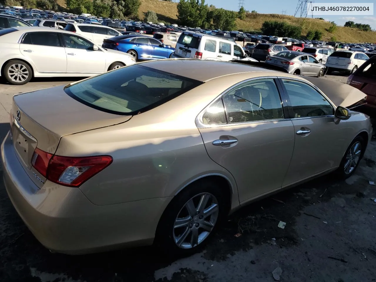 JTHBJ46G782270004 2008 Lexus Es 350