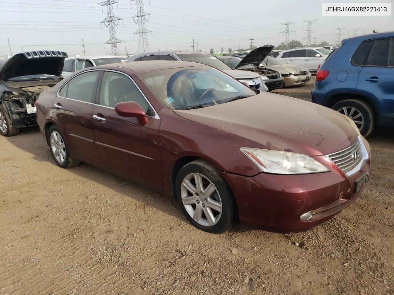 JTHBJ46GX82221413 2008 Lexus Es 350