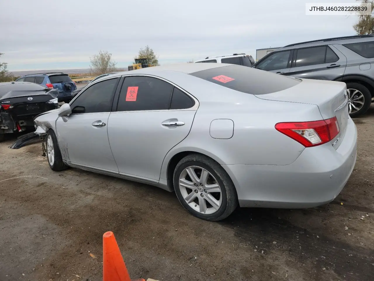 JTHBJ46G282228839 2008 Lexus Es 350