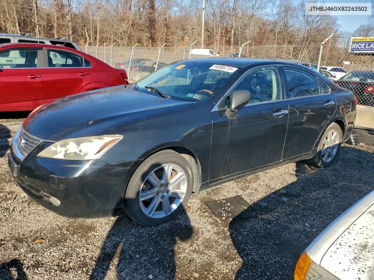 JTHBJ46GX82263502 2008 Lexus Es 350