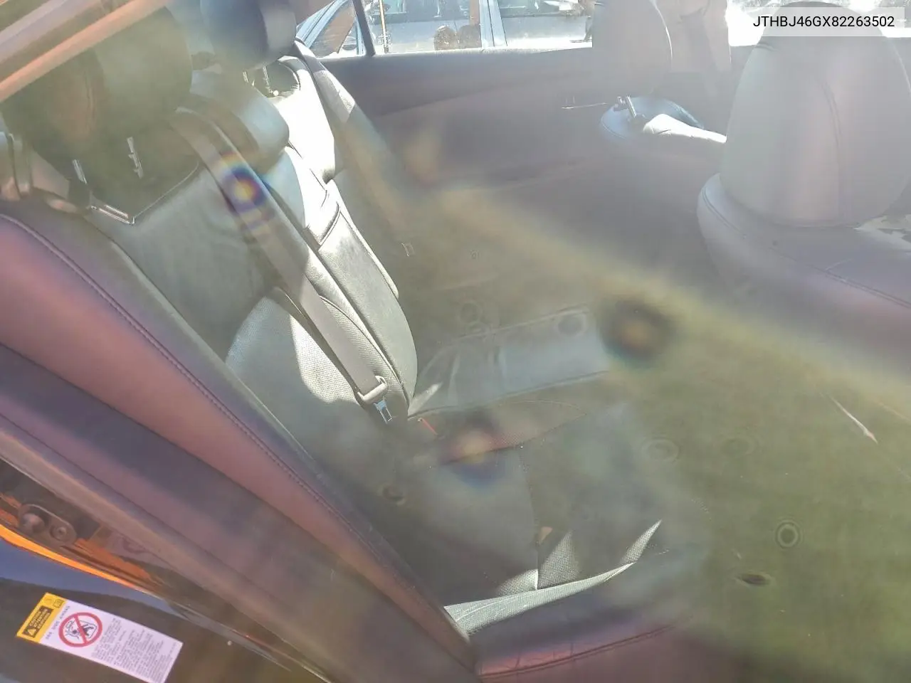 JTHBJ46GX82263502 2008 Lexus Es 350