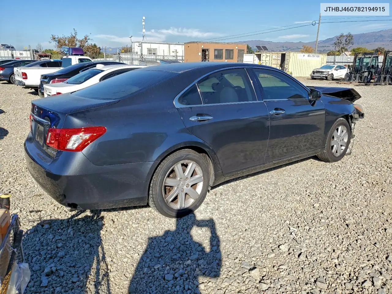 JTHBJ46G782194915 2008 Lexus Es 350
