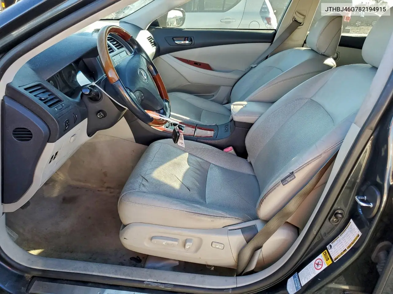 JTHBJ46G782194915 2008 Lexus Es 350