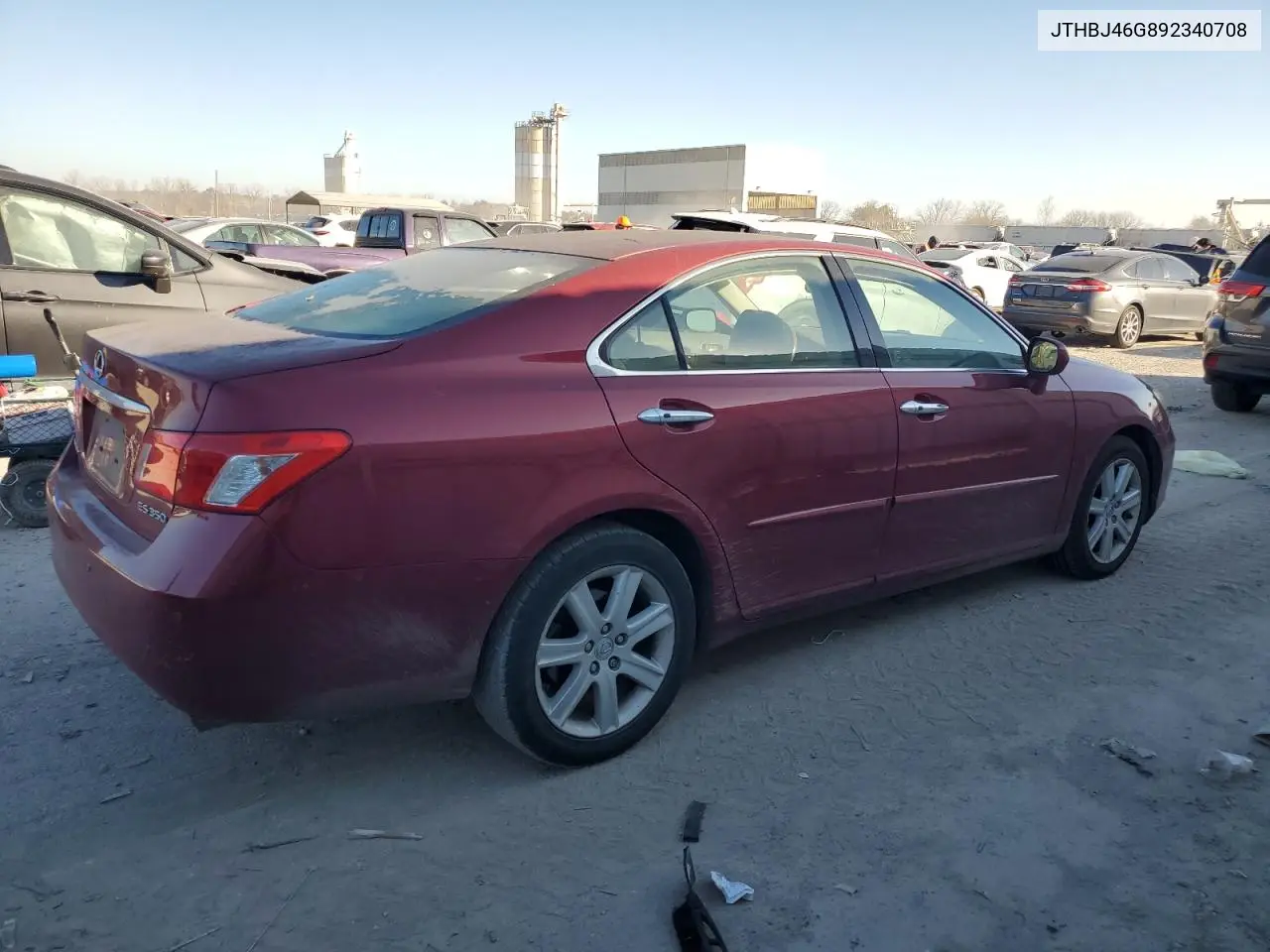 JTHBJ46G892340708 2009 Lexus Es 350