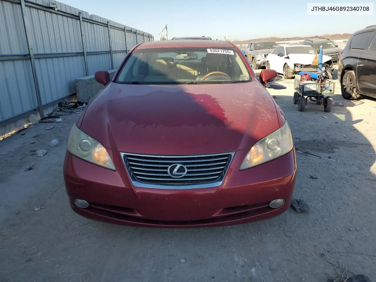 JTHBJ46G892340708 2009 Lexus Es 350